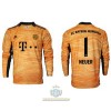 Maglia da Calcio Portiere a Maniche Lunghe FC Bayern Monaco Manuel Neuer 1 Casa 2021-22 per Uomo